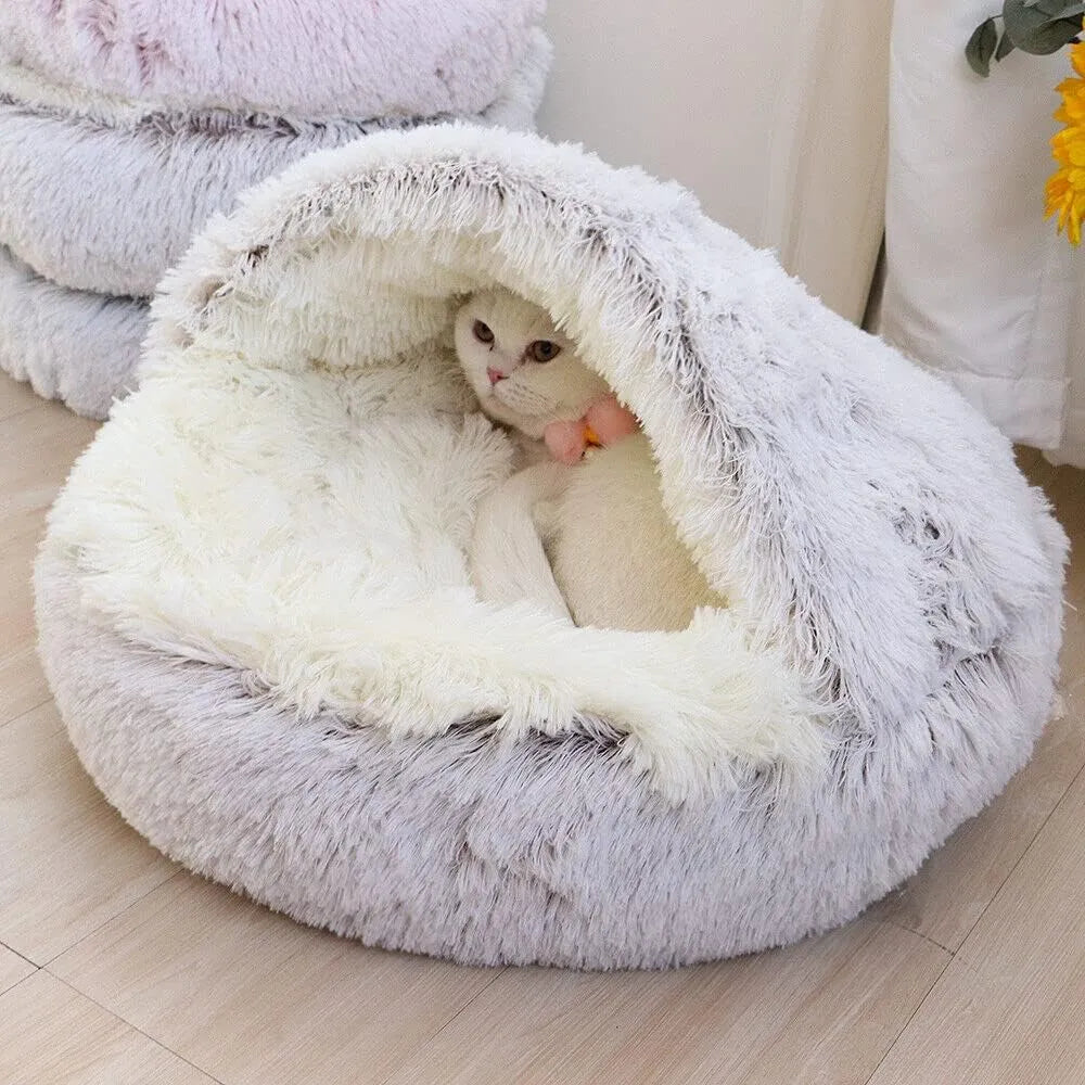 Plush Cat Bed