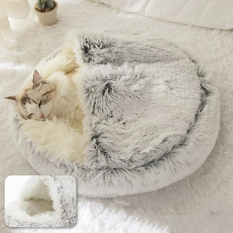 Plush Cat Bed